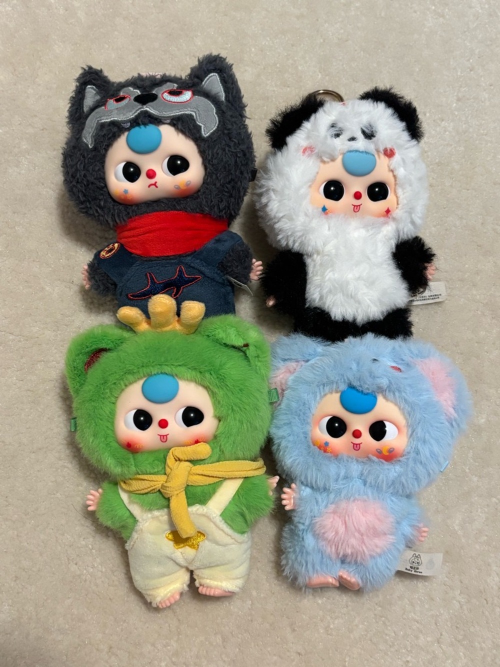 Bundle - Baby Three Plush Keychains